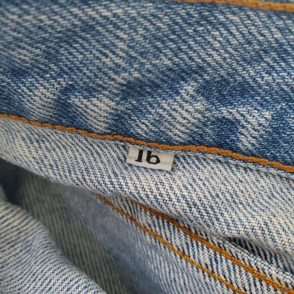 Women's Moda INTL " The London Jean " 5 Pocket Style High Rise Jeans  size 16 - Picture 9 of 11